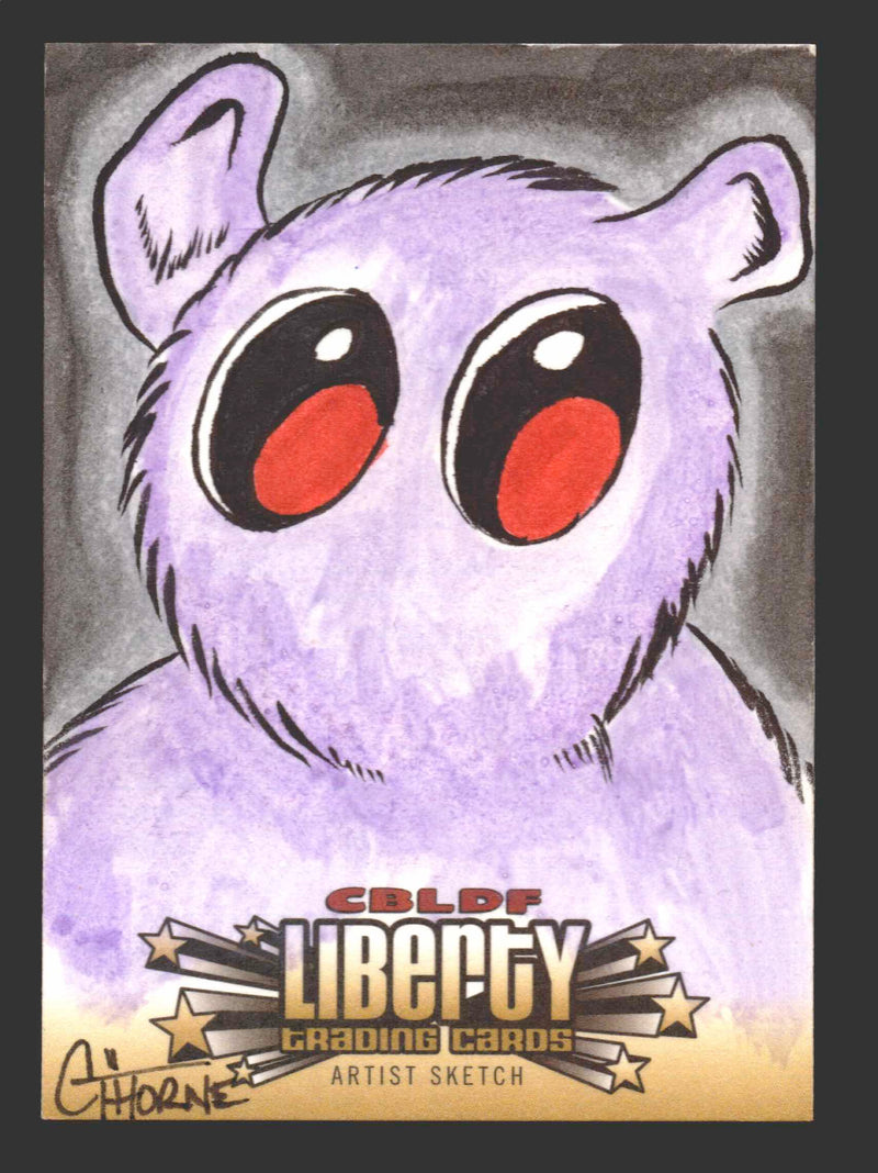 2011 Cryptozoic CBLDF Liberty Artist Sketch Trading Card by Chris Thorne   - TvMovieCards.com