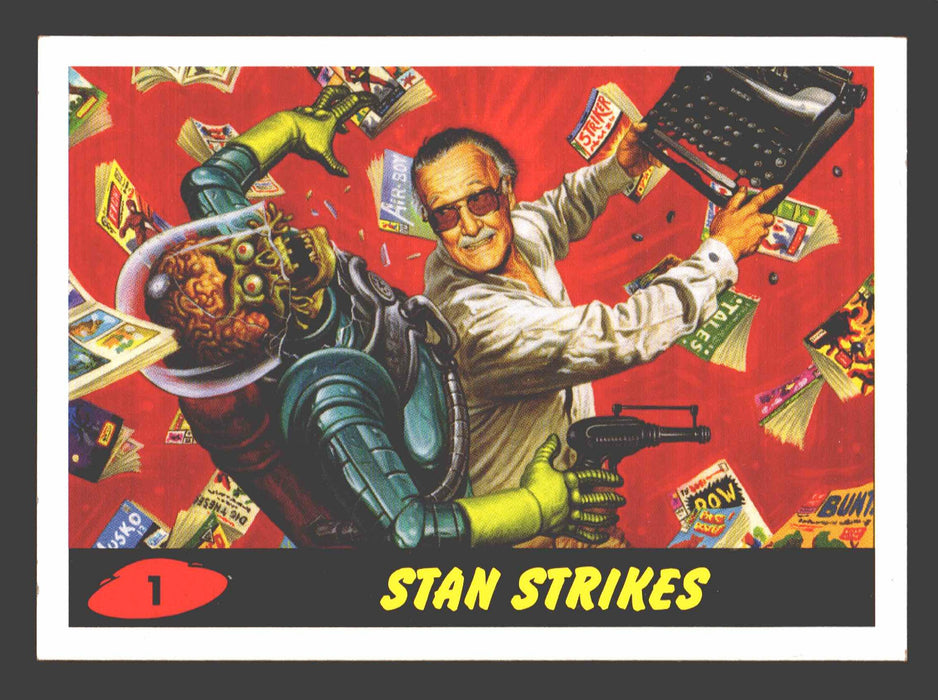 2013 Mars Attacks Invasion Stan Lee Strikes Comikaze Expo Promo Card #1