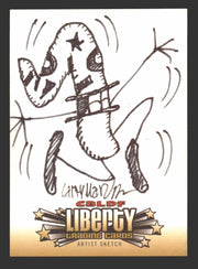 2011 CBLDF Comic Book Legal Defense Fund Liberty Artist Sketch Trading Card   - TvMovieCards.com