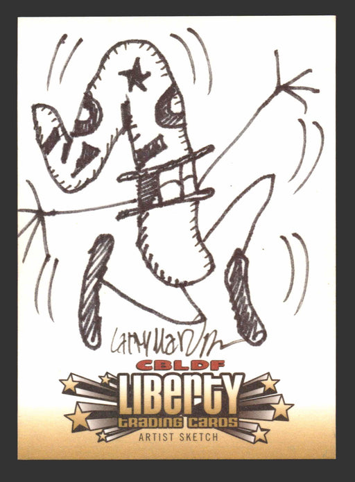 2011 CBLDF Comic Book Legal Defense Fund Liberty Artist Sketch Trading Card   - TvMovieCards.com