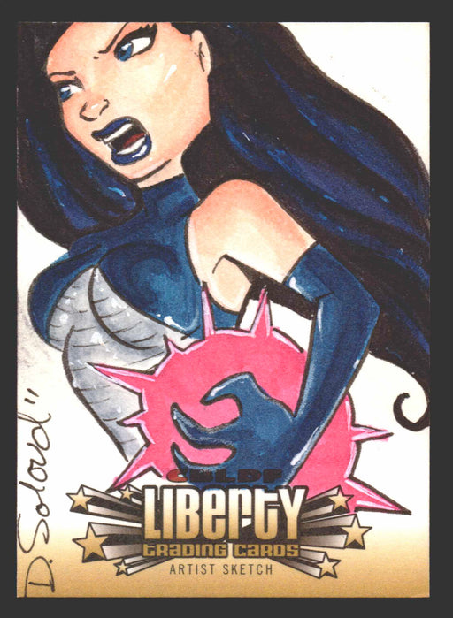 2011 Cryptozoic CBLDF Liberty Artist Sketch Trading Card by Danielle Soloud   - TvMovieCards.com