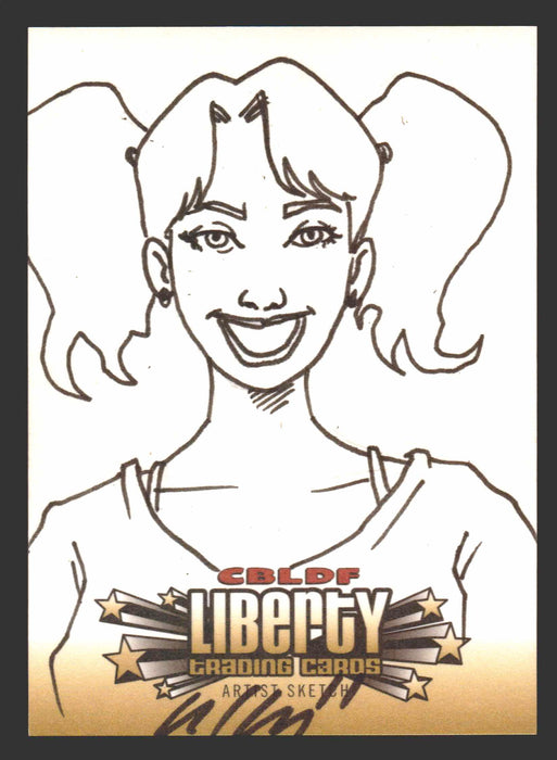 2011 CBLDF Comic Book Legal Defense Fund Liberty Artist Sketch Trading Card   - TvMovieCards.com