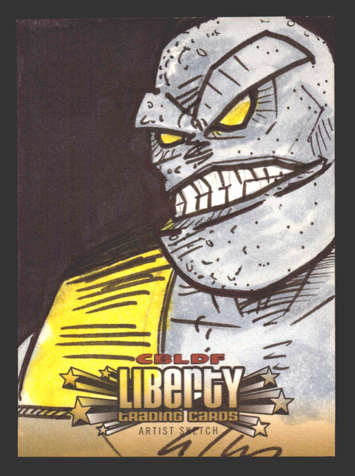 2011 CBLDF Comic Book Legal Defense Fund Liberty Artist Sketch Trading Card - TvMovieCards.com