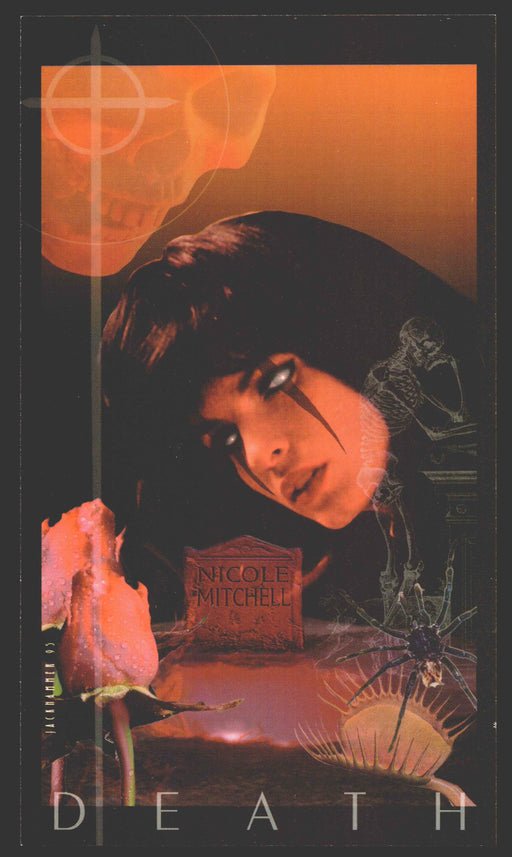 1995 London Night Death NICOLE MITCHELL Oversized Promo Card Razar Art   - TvMovieCards.com