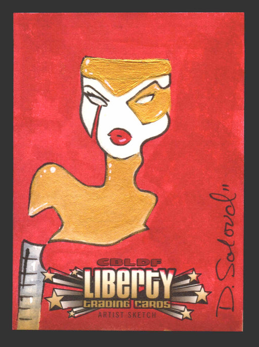 2011 Cryptozoic CBLDF Liberty Artist Sketch Trading Card by Danielle Soloud - TvMovieCards.com