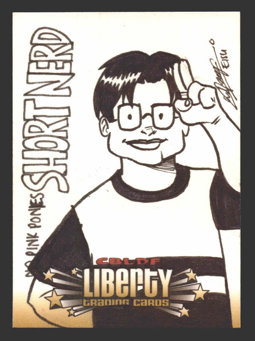 2011 Cryptozoic CBLDF Liberty Artist Sketch Card by Remy "Eisu" Mokhtar - TvMovieCards.com
