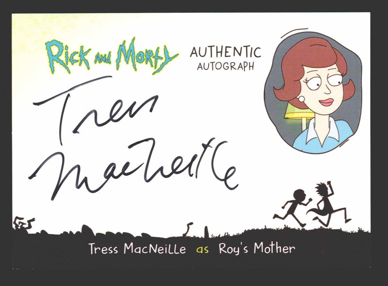 2019 Rick and Morty Season 2 TM-RM Tress MacNeille as Roys Mother Autograph Card   - TvMovieCards.com