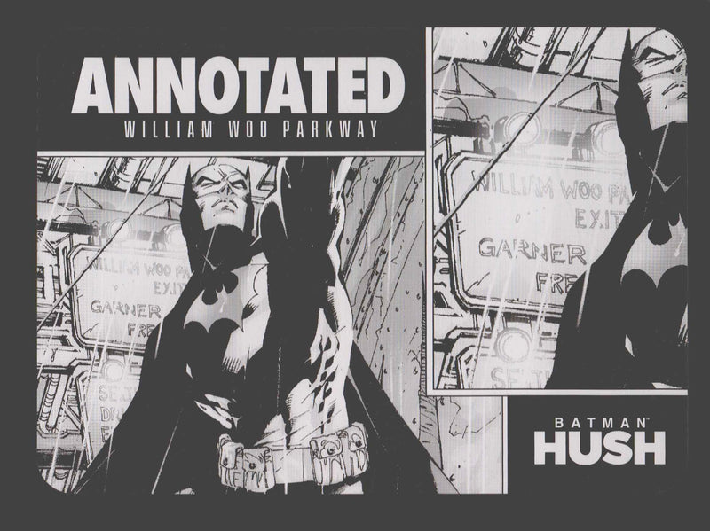 2025 Batman Hush Essentials Black Printing Plate Card A9 William Woo Parkway