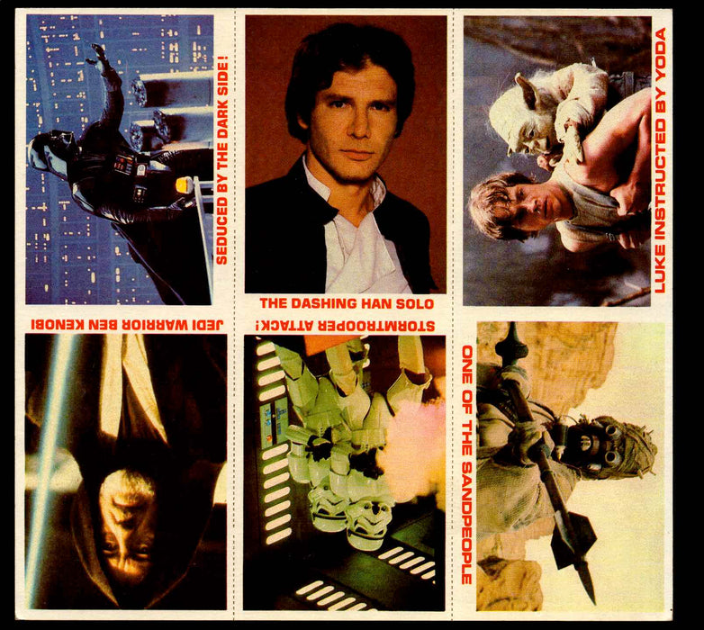 Star Wars Card Set 6 Panels of 6 Cards 36 cards 1980 Burger King   - TvMovieCards.com