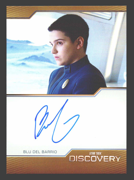 2025 Star Trek Discovery Season 5 Blu Del Barrio Incentive Box Autograph Card - TvMovieCards.com