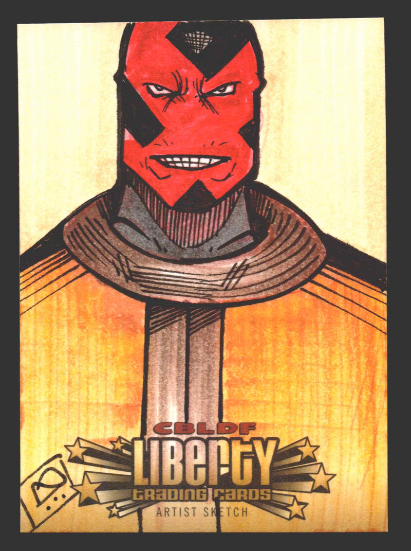 2011 CBLDF Comic Book Legal Defense Fund Liberty Artist Sketch Trading Card - TvMovieCards.com