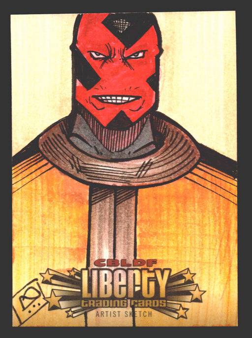 2011 CBLDF Comic Book Legal Defense Fund Liberty Artist Sketch Trading Card - TvMovieCards.com