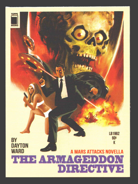 2015 Mars Attacks Occupation The Armageddon Detective LB 1962 B Promo Card