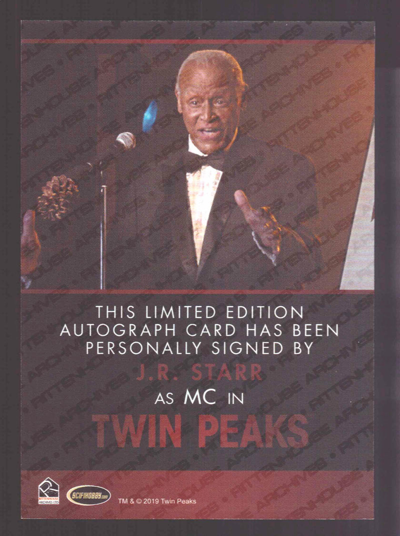 2025 Twin Peaks Log Lady Chronicles J.R. Starr Archives Box Autograph Card - TvMovieCards.com