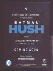 2024 Batman Hush Essentials Promo Trading Card P3 Philly Non Sport Show - TvMovieCards.com