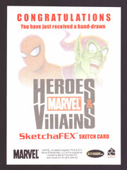 The Avengers Silver Age Heroes & Villains Artist Sketch Card by Daniel Horn da R - TvMovieCards.com