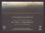 Outlander Season 5 JTAB Jon Tarcy & Anna Burnett Dual Autograph Card - TvMovieCards.com
