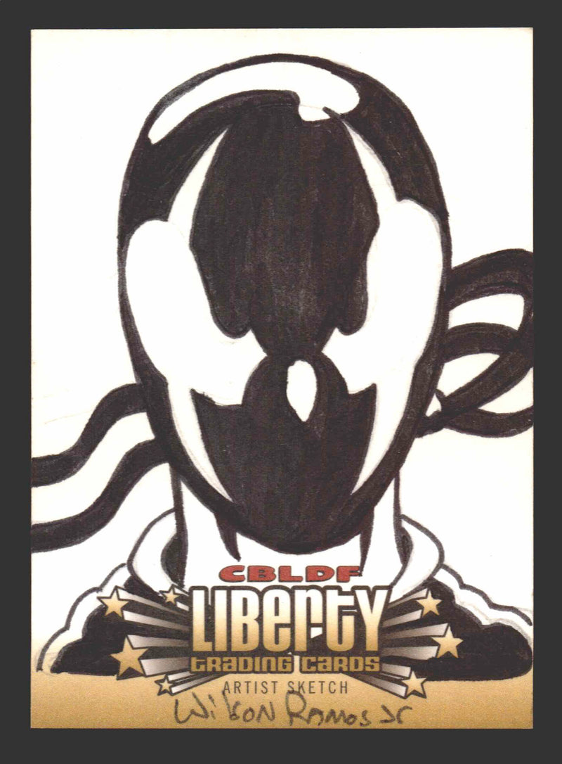 2011 CBLDF Liberty Artist Sketch Trading Card by Wilson Ramos Jr   - TvMovieCards.com