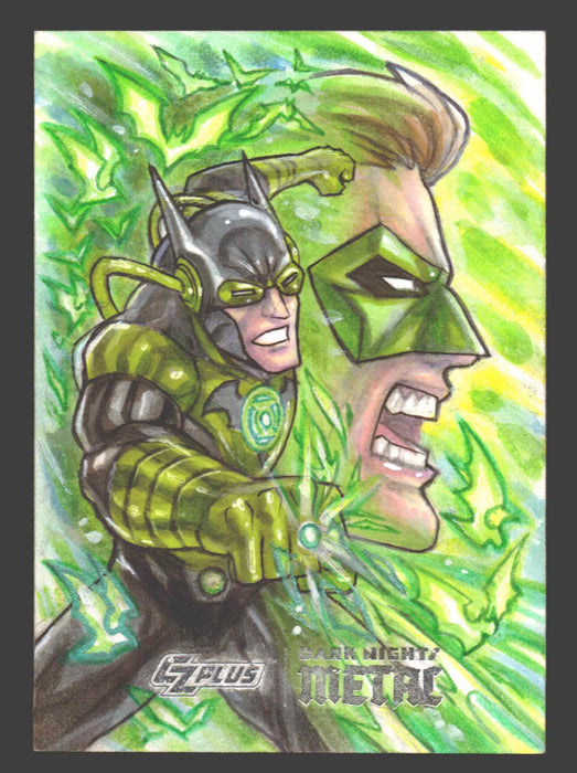 2024 CZX Dark Nights Metal Artist Sketch Trading Card Andrew Fernandes