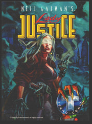 1995 Neil Gaiman's Lady Justice / Teknophage 2-sided Promo Card 5x7 Tekno Comix   - TvMovieCards.com
