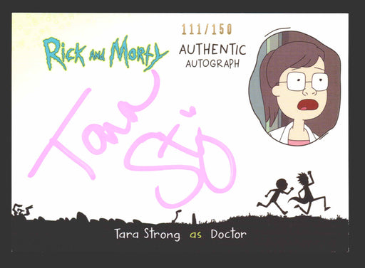 2019 Rick and Morty Season 2 TS-D Tara Strong as Doctor Autograph Card   - TvMovieCards.com