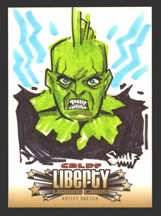2011 Cryptozoic CBLDF Liberty Artist Sketch Trading Card by Dan Smith - TvMovieCards.com