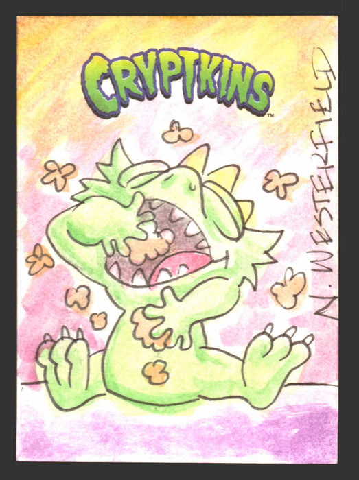 2018 Crypt kins Sketch Trading Card by Niall Westerfield Convention Exclusive - TvMovieCards.com