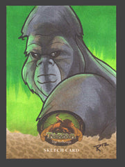 Tarzan 100th Anniversary Artist Sketch Trading Card Cryptozoic - TvMovieCards.com