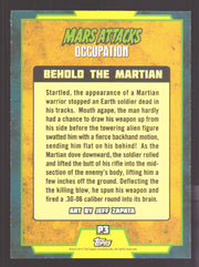 2015 Mars Attacks Occupation Behold the Martian P3 Promo Card Topps - TvMovieCards.com