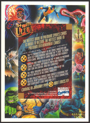 1994 Fleer Ultra X-Men Premiere Edition Uncut 9 Card Promo Sheet   - TvMovieCards.com