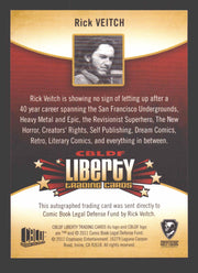 2011 Cryptozoic CBLDF Liberty Artist Rick Veitch Autograph Card - TvMovieCards.com