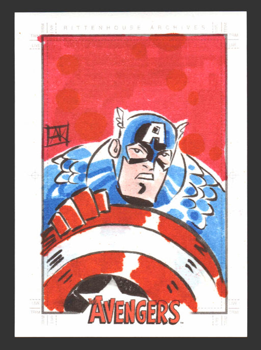 2015 The Avengers Silver Age Artist Sketch Card by AK Apriyadi Kusbiantoro - TvMovieCards.com