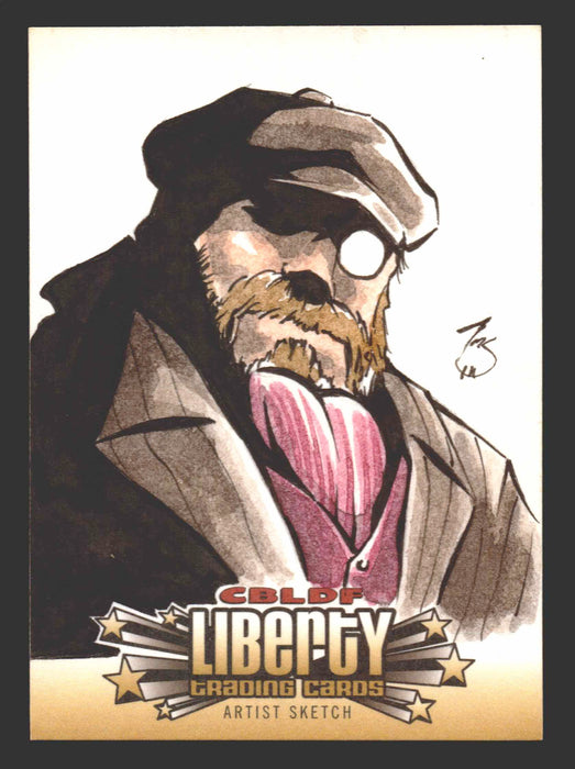 2011 CBLDF Comic Book Legal Defense Fund Liberty Artist Sketch Trading Card - TvMovieCards.com