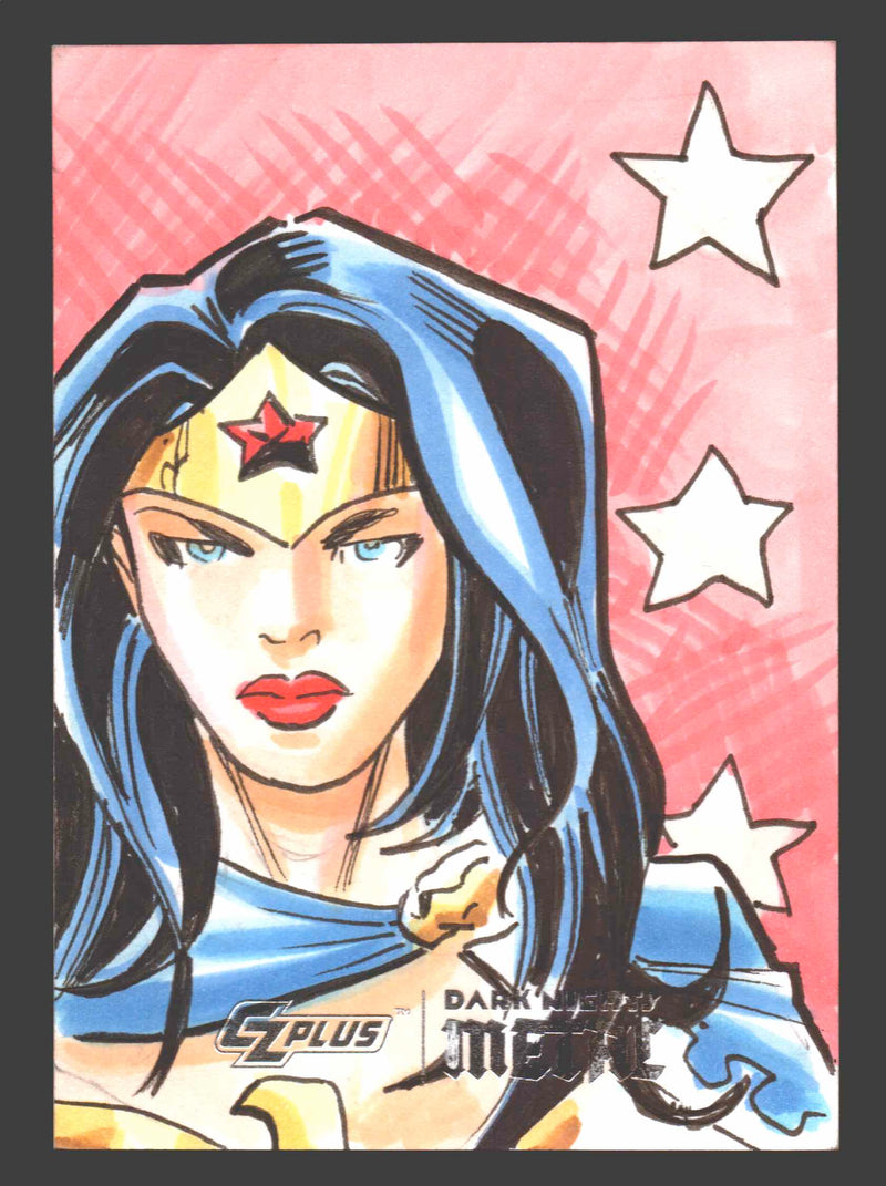 2024 CZX Dark Nights Metal Artist Sketch Trading Card Greg Kirkpatrick - TvMovieCards.com