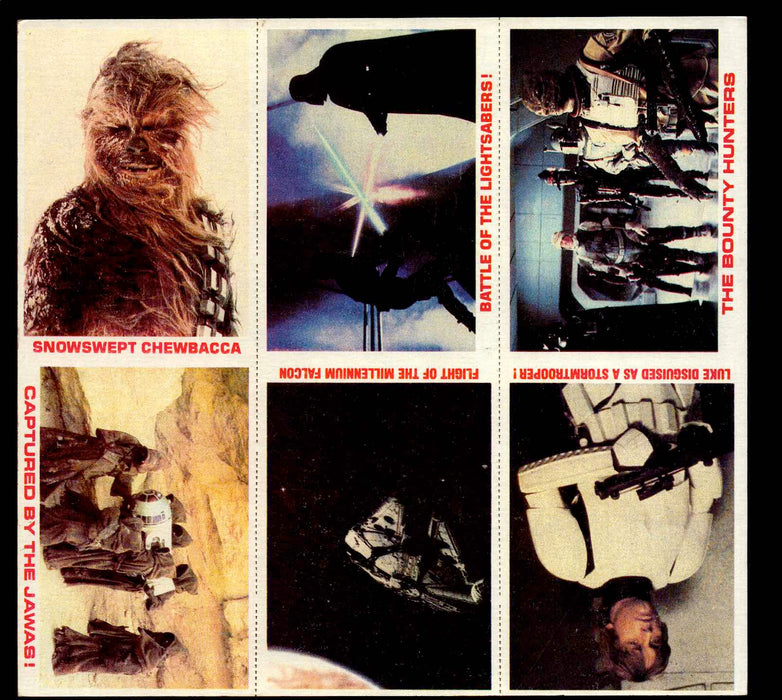 Star Wars Card Set 6 Panels of 6 Cards 36 cards 1980 Burger King   - TvMovieCards.com