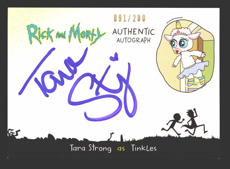 2019 Rick and Morty Season 2 TS-T Tara Strong as Tinkles Autograph Card   - TvMovieCards.com
