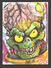 2015 Mars Attacks Occupation Artist Sketch Card by Chris Mason - TvMovieCards.com