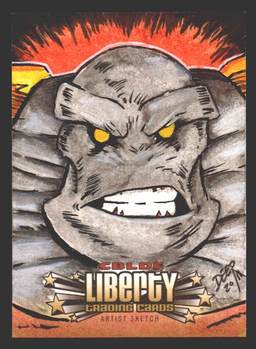 2011 Cryptozoic CBLDF Liberty Artist Sketch Trading Card by George Deep   - TvMovieCards.com