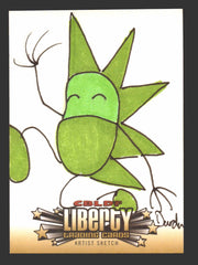 2011 Cryptozoic CBLDF Liberty Artist Sketch Trading Card by Jason Durden   - TvMovieCards.com