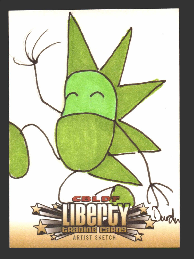 2011 Cryptozoic CBLDF Liberty Artist Sketch Trading Card by Jason Durden   - TvMovieCards.com