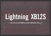 2006 Buell Motorcycle Dealer Sales Floor Specifications Card Lightning XB12S   - TvMovieCards.com