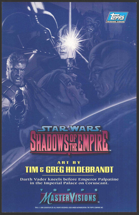 Star Wars Shadows of the Empire - Hildebrandt Case Topper MasterVision 6x10 Card   - TvMovieCards.com