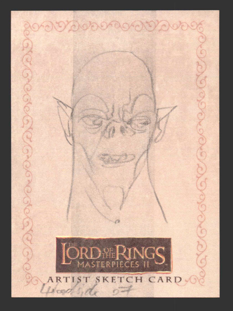 Lord of the Rings Masterpieces II Artist Sketch Trading Card by Brent Woodside - TvMovieCards.com