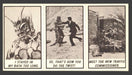 1963 Monster Laffs Midgees Trading Card Panel of 3 Cards #104 #78 #9 - TvMovieCards.com