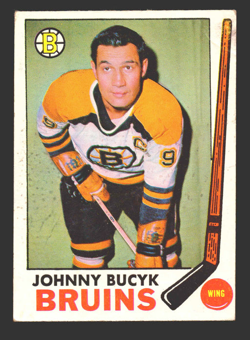 1969-70 Topps NHL Hockey #26 Johnny Bucyk Bruins VG/EX   - TvMovieCards.com