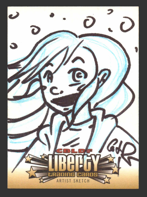 2011 CBLDF Comic Book Legal Defense Fund Liberty Artist Sketch Trading Card - TvMovieCards.com