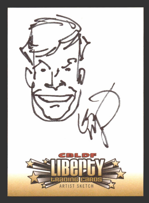 2011 Cryptozoic CBLDF Liberty Artist Sketch Card by Erik Larson   - TvMovieCards.com