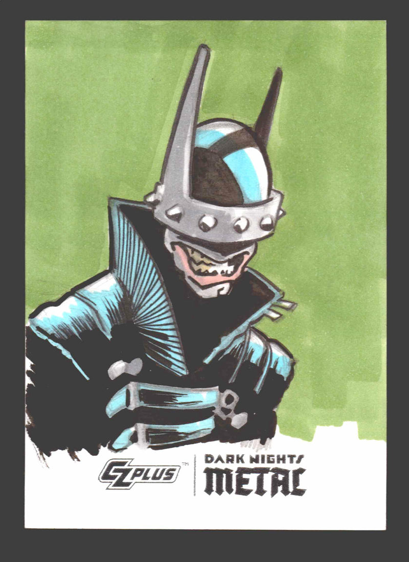 2024 CZX Dark Nights Metal Artist Sketch Trading Card by Matt Stewart - TvMovieCards.com