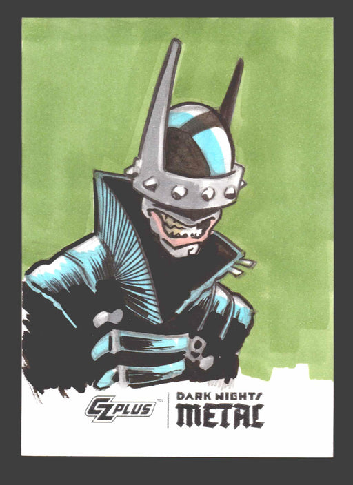2024 CZX Dark Nights Metal Artist Sketch Trading Card by Matt Stewart - TvMovieCards.com