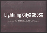 2006 Buell Motorcycle Dealer Sales Floor Specifications Card Lightning CityX XB9 - TvMovieCards.com